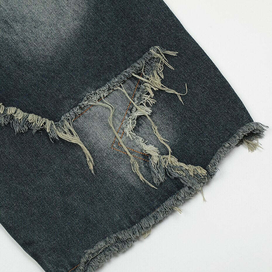 Y2K Raw Hem Star Jorts: Coquette Aesthetic Grunge Style Cargo Skirt