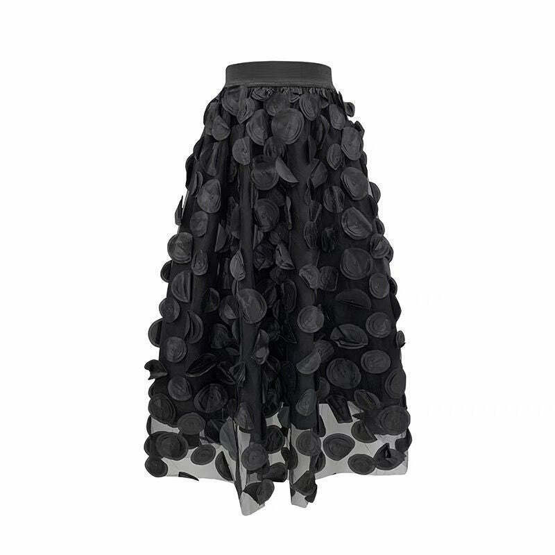 Y2K Retro A-Line Swing Skirt: Coquette & Grunge Aesthetic, Cute Tops, Pastel Goth
