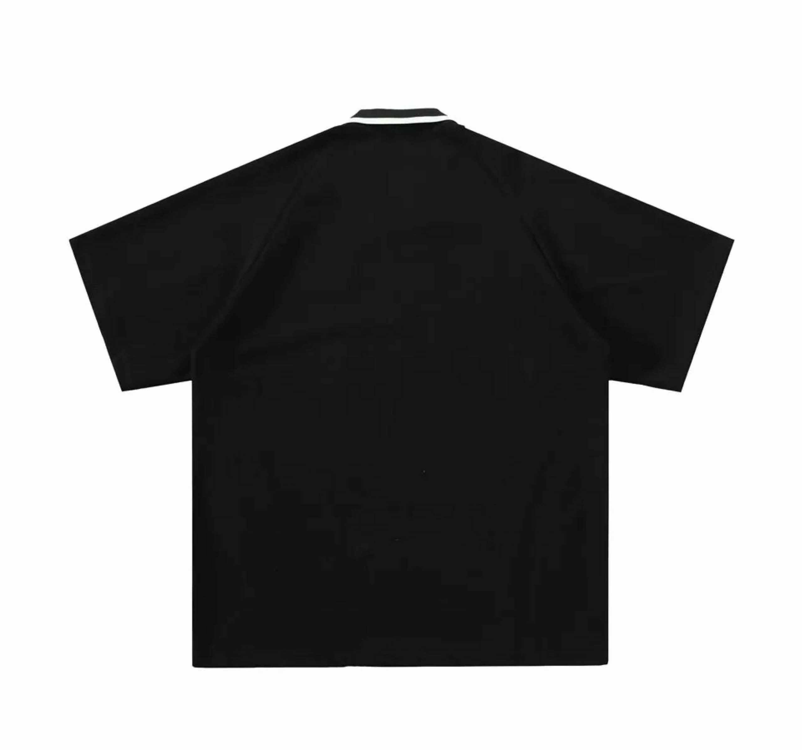 Y2K Retro Colour Block Sports Jersey - Niche Women's Fashion Aesthetic Top