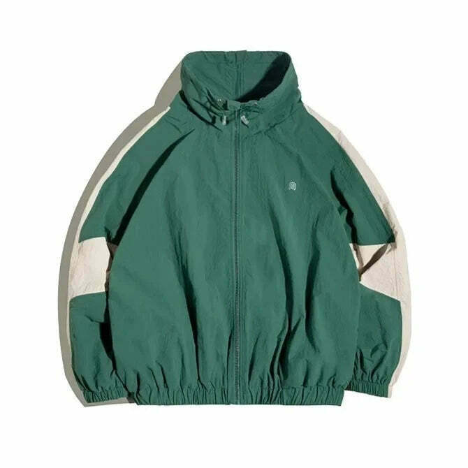 Y2K Retro Style Track Jacket for Women - Coquette Aesthetic Grunge Fashion with Pastel Goth Vibes