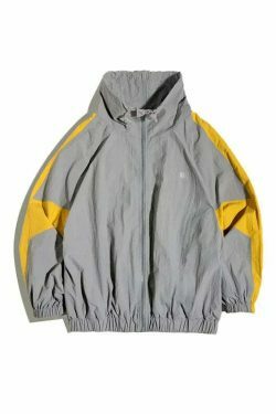 Y2K Retro Style Track Jacket for Women - Coquette Aesthetic Grunge Fashion with Pastel Goth Vibes