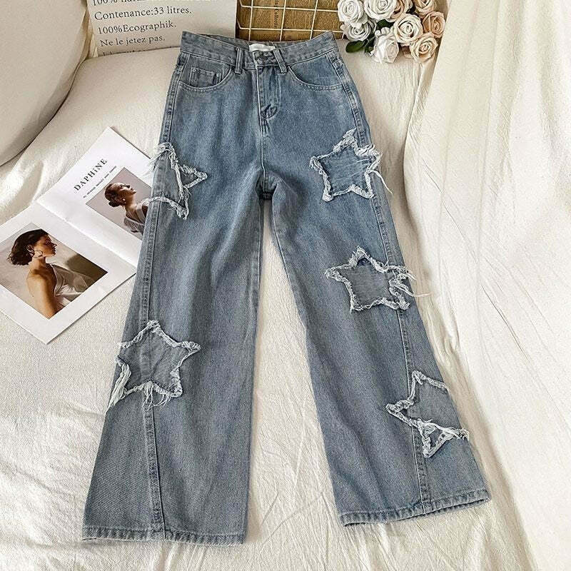 Y2K Star Denim: Luminary Ribbed Cargo Skirt with Coquette Aesthetic and Grunge Style