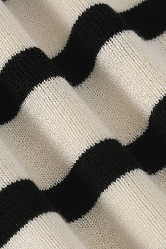 Y2K Stripe Short Sleeve Knit Top: Coquette Aesthetic with a Grunge Twist