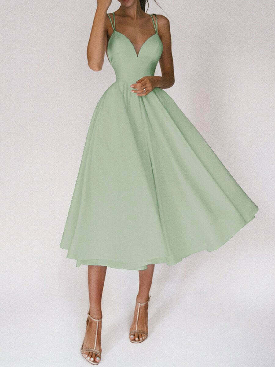 Y2K Suspender Swing Midi Dress - Coquette Aesthetic with Grunge & Pastel Goth Vibes