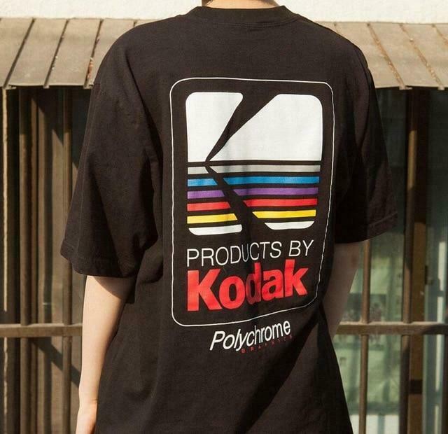 Y2K Vintage Kodak T-Shirt: Retro Aesthetic Tee for Women's Fashion