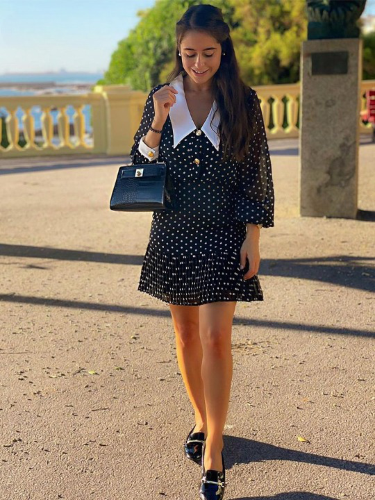 Y2K Vintage Polka Dot Dress - Coquette Aesthetic Fashion for Women