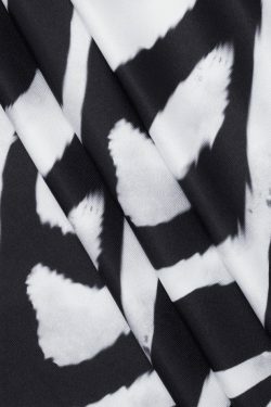 Zebra-Print Coquette Aesthetic Crop Top & Cargo Skirt Set