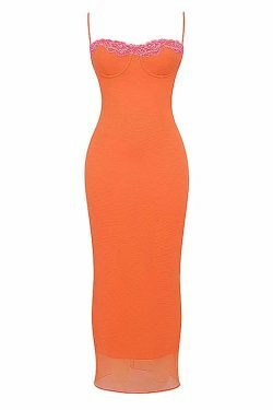 Zestful Zing Lace Detail Dress - Y2K Fashion Statement with Coquette Aesthetic Touch