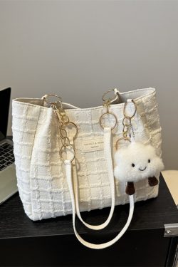 2025 Summer Minimalist High-End Large Handbag for Women - Versatile Shoulder Tote Bag with Spacious Capacity for Commuting