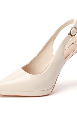 2025 Summer Women's Closed-Toe High Heels, One-Strap Buckle Sandals, 12CM Ultra High Waterproof Platform Shoes