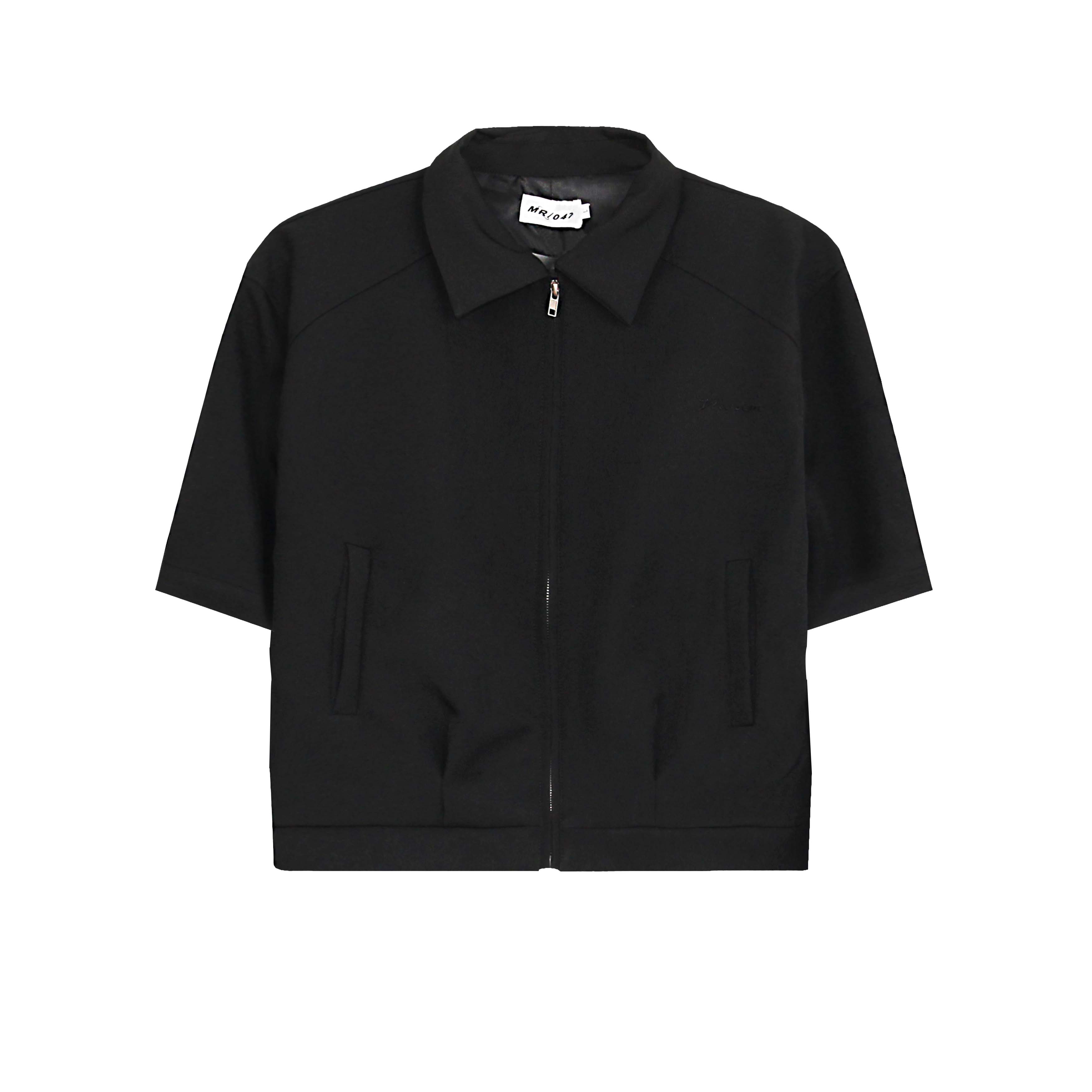 American Retro Punk Style Women's Zip-Up Short Jacket with Unique Design and Loose Fit