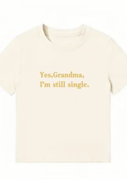 American Style Vintage Slim-Fit Cropped T-Shirt for Women - Summer Slogan Printed Short Sleeves
