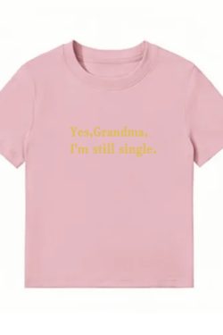 American Style Vintage Slim-Fit Cropped T-Shirt for Women - Summer Slogan Printed Short Sleeves