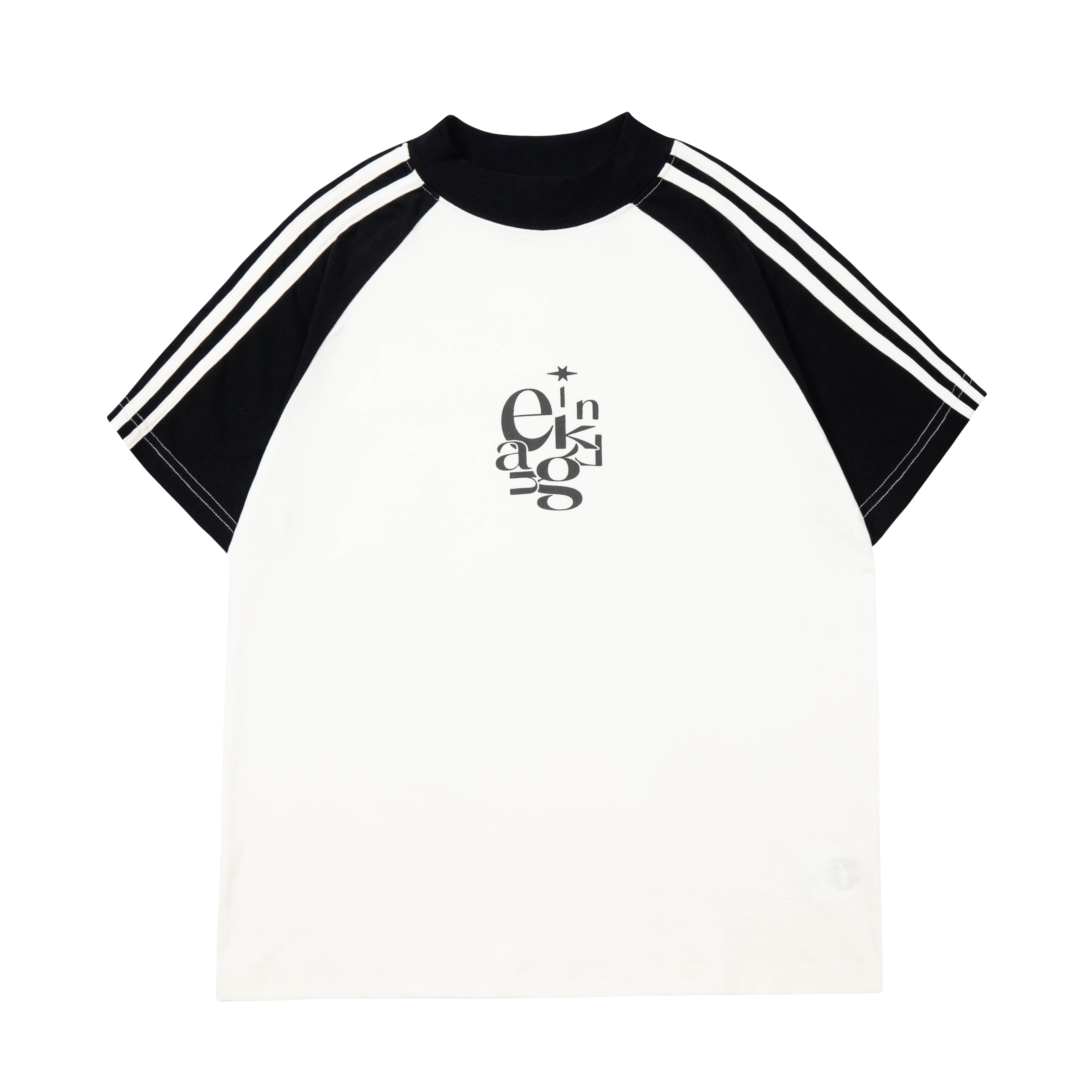 American Vintage Style Short Sleeve T-Shirt for Women, Summer Raglan Slim Fit Top, Y2K Inspired Fashion