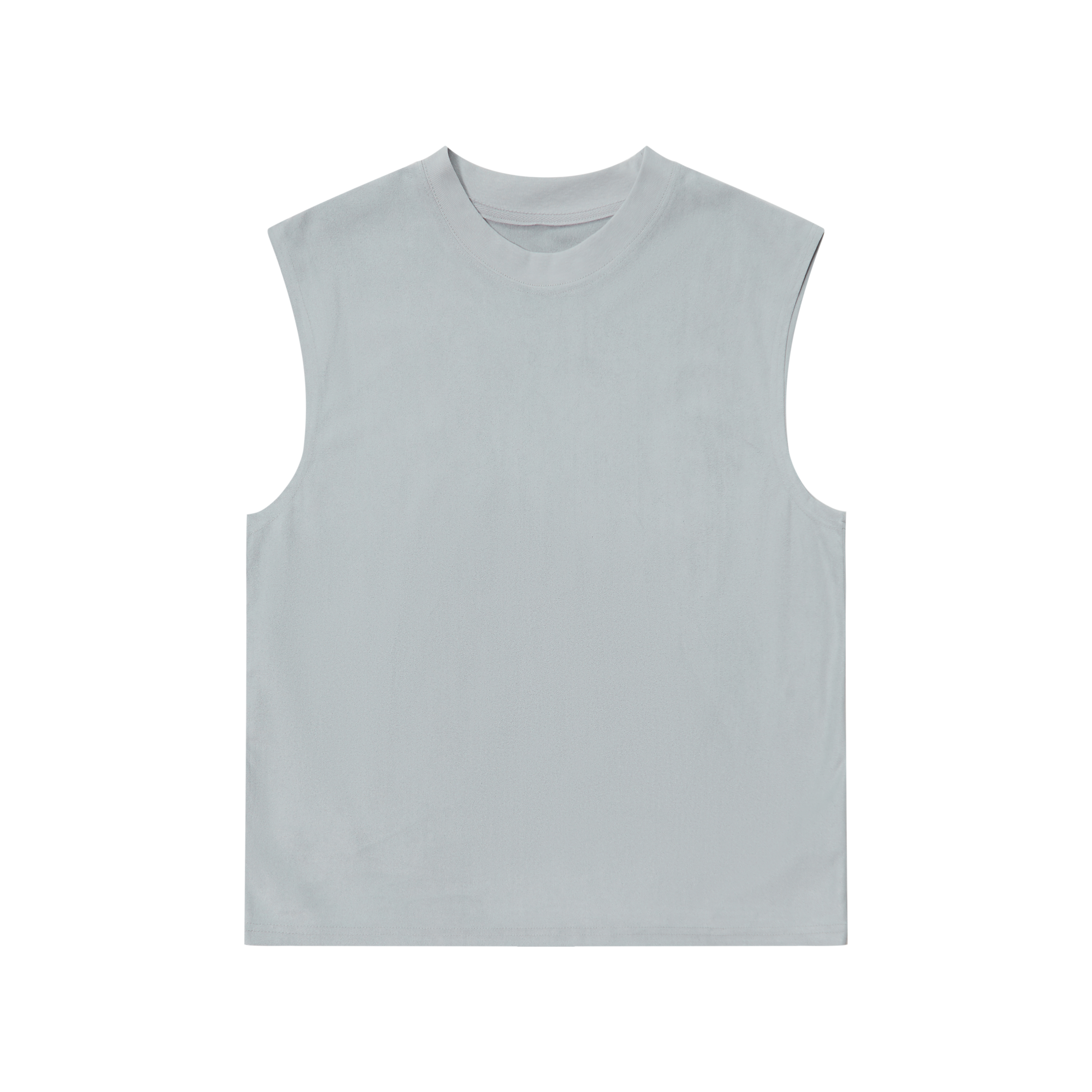 Black Oversized Sleeveless Tank Top for Women - Casual American Style with 'Sit and Eat Until the Mountains Are Empty' Graphic