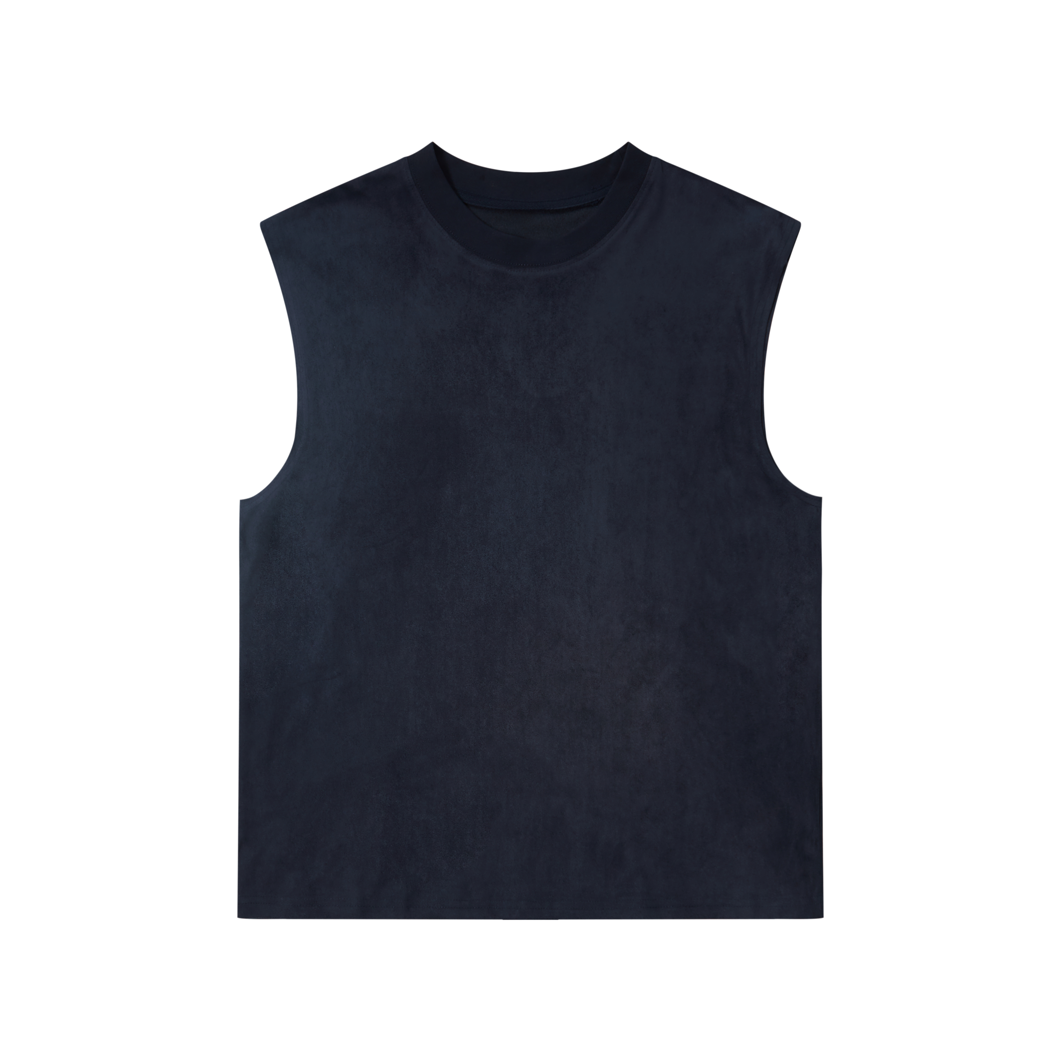 Black Oversized Sleeveless Tank Top for Women - Casual American Style with 'Sit and Eat Until the Mountains Are Empty' Graphic