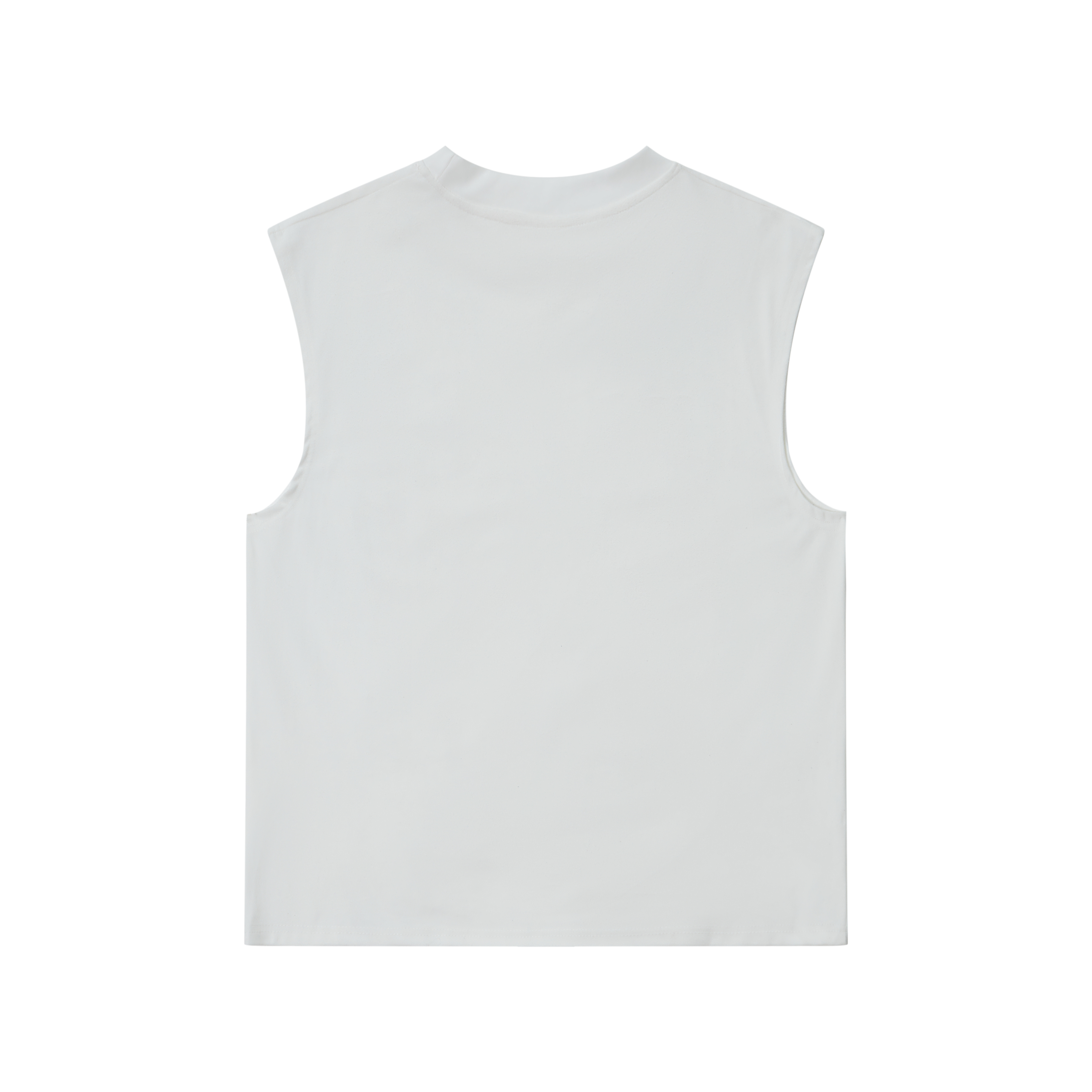 Black Oversized Sleeveless Tank Top for Women - Casual American Style with 'Sit and Eat Until the Mountains Are Empty' Graphic