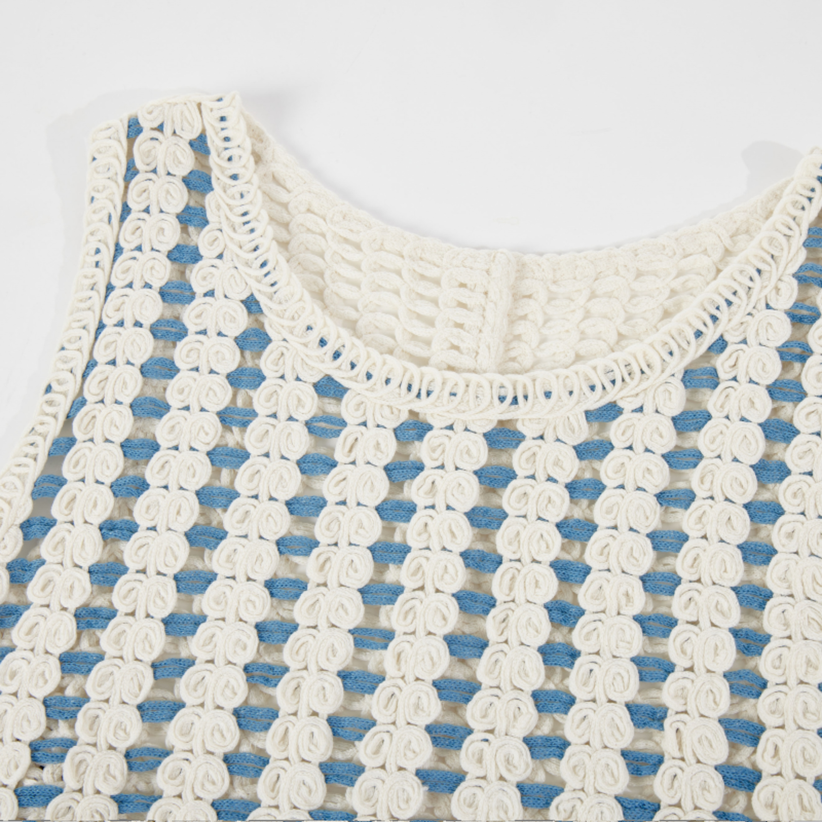 Bohemian Crochet Sleeveless Vest for Women - Loose Slim Fit Hollow Out Waistcoat for Summer Vacation Style