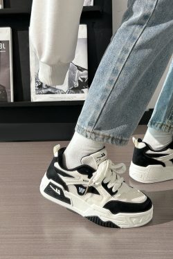 Breathable Black and White Mesh Sneakers for Men and Women, Summer Casual Unisex Trendy Sports Shoes