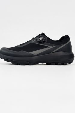 Breathable Black Cushioning Hiking Shoes for Men, Non-Slip Outdoor Walking and Running Commuter Shoes, Comfortable Sports Footwear