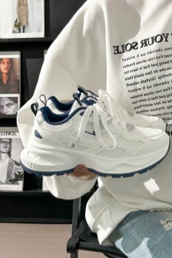 Breathable Mesh Dad Sneakers for Women and Men - Versatile 2025 Summer Sports Shoes in White