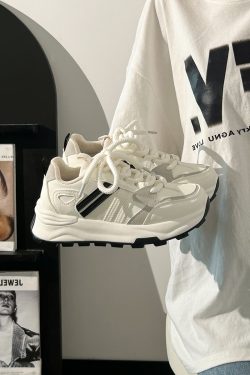 Breathable Summer Mesh Dad Shoes for Women - Soft-Soled Casual Sports Sneakers, Versatile Little White Shoes
