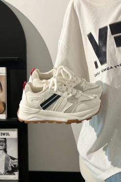 Breathable Summer Mesh Dad Shoes for Women - Soft-Soled Casual Sports Sneakers, Versatile Little White Shoes