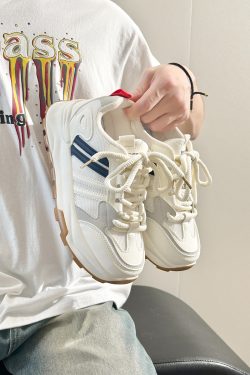 Breathable Summer Mesh Dad Shoes for Women - Soft-Soled Casual Sports Sneakers, Versatile Little White Shoes