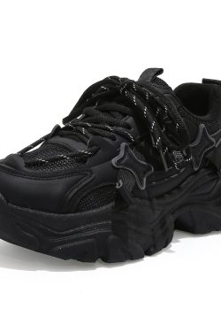 Breathable Thick-Soled Dad Shoes for Women, Original Mesh Design, Stylish Niche Sports Footwear, Summer 2025 Trend
