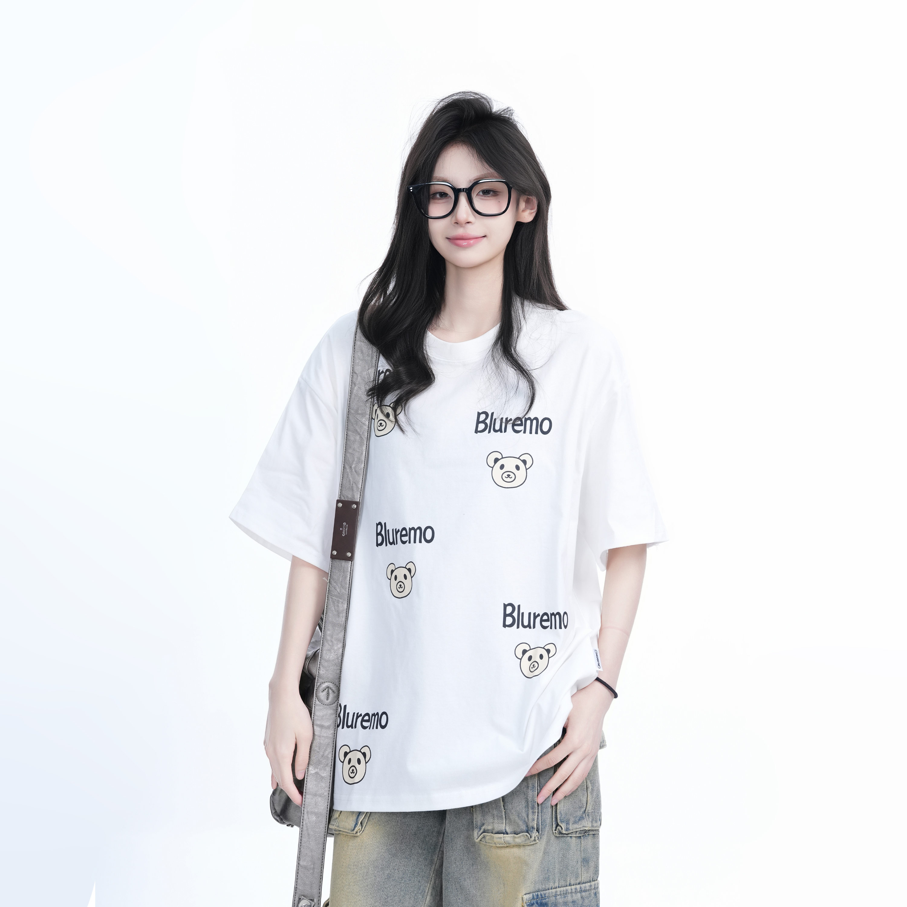 Cartoon Graphic Pink Short Sleeve T-Shirt for Women - Fun Summer Design, Loose Fit, Casual Style