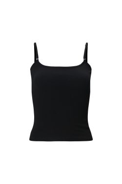 Classic Knitted Ribbed Fitted Tank Top - Versatile Basic Vest for Casual Wear, 90s Style, Essential Wardrobe Staple