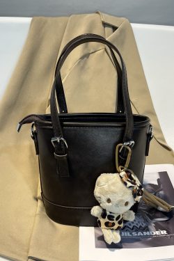 Fashionable Women's Bucket Bag - Versatile Small Handbag, Stylish Crossbody Shoulder Bag for 2025 Casual Looks