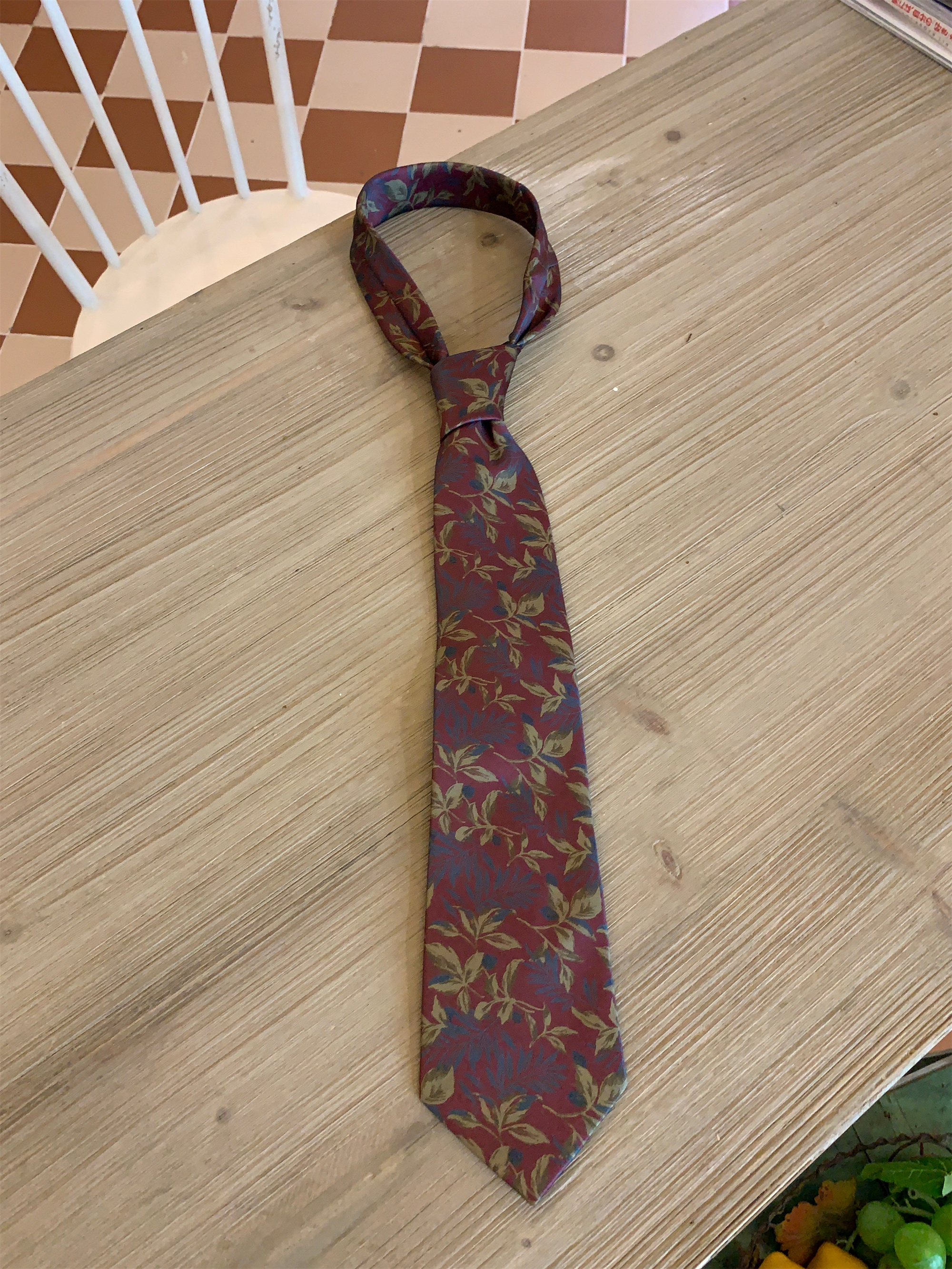 Handmade Vintage Japanese Retro Wide Bow Tie with Trendy Cartoon Print - Versatile Korean Style Fashion Accessory