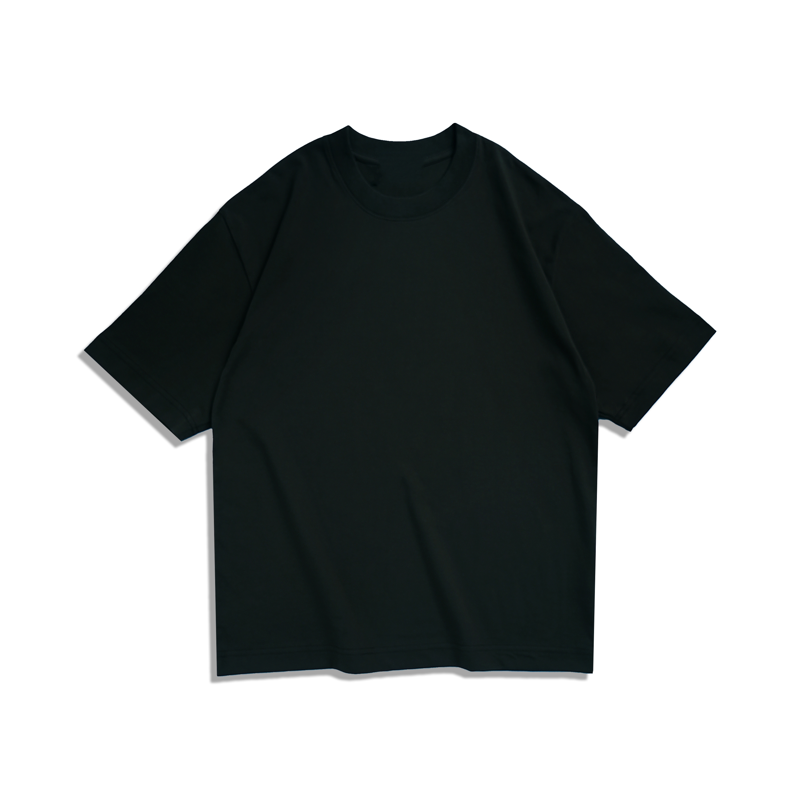 Japanese-Style Heavyweight 260g Loose Short-Sleeve T-Shirt for Men and Women - Summer City Boy Casual College Tee