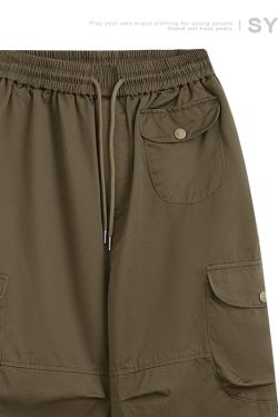 Japanese-Style Loose Retro Casual Pants for Men with Large Pockets, Warm Stacked Long Pants for Couples, Y2K Fashion