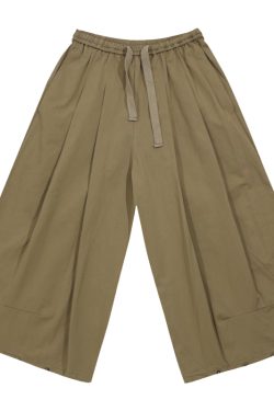 Japanese-Style Loose Straight Retro Work Pants for Men - City Boy Cropped Wide-Leg Trendy Trousers