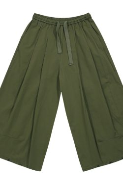 Japanese-Style Loose Straight Retro Work Pants for Men - City Boy Cropped Wide-Leg Trendy Trousers