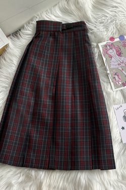 Japanese Style Pleated Skirt - High Waist Half-Length Short Skirt for Slimming Effect, Summer College Fashion