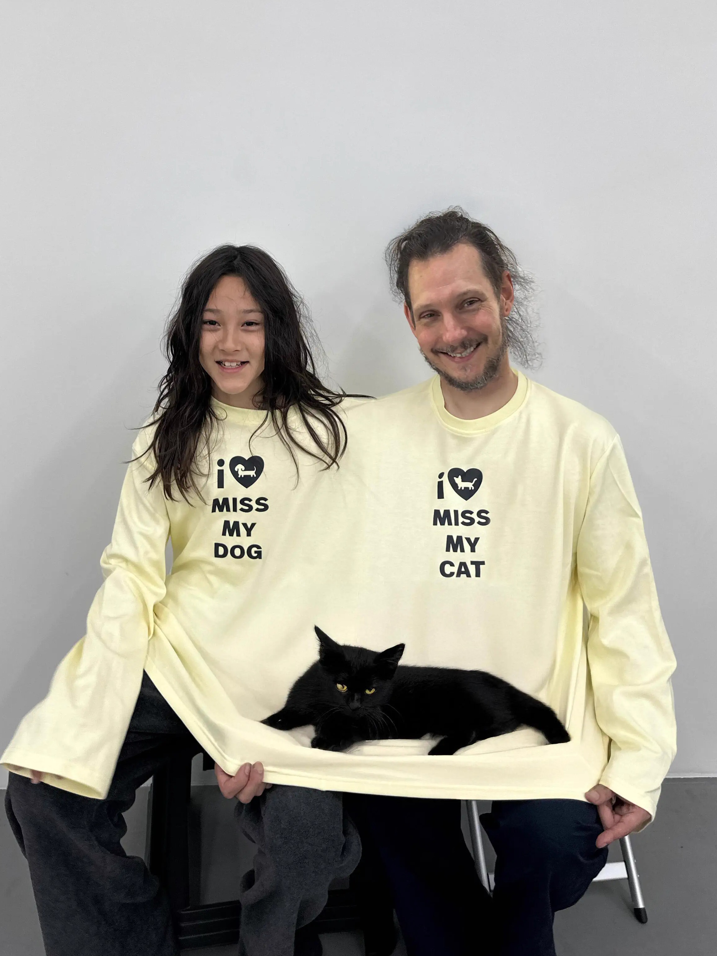 Korean Style Casual Printed Long Sleeve T-Shirt for Pets - Age-Reducing Design, Versatile Pure Cotton for Autumn and Winter