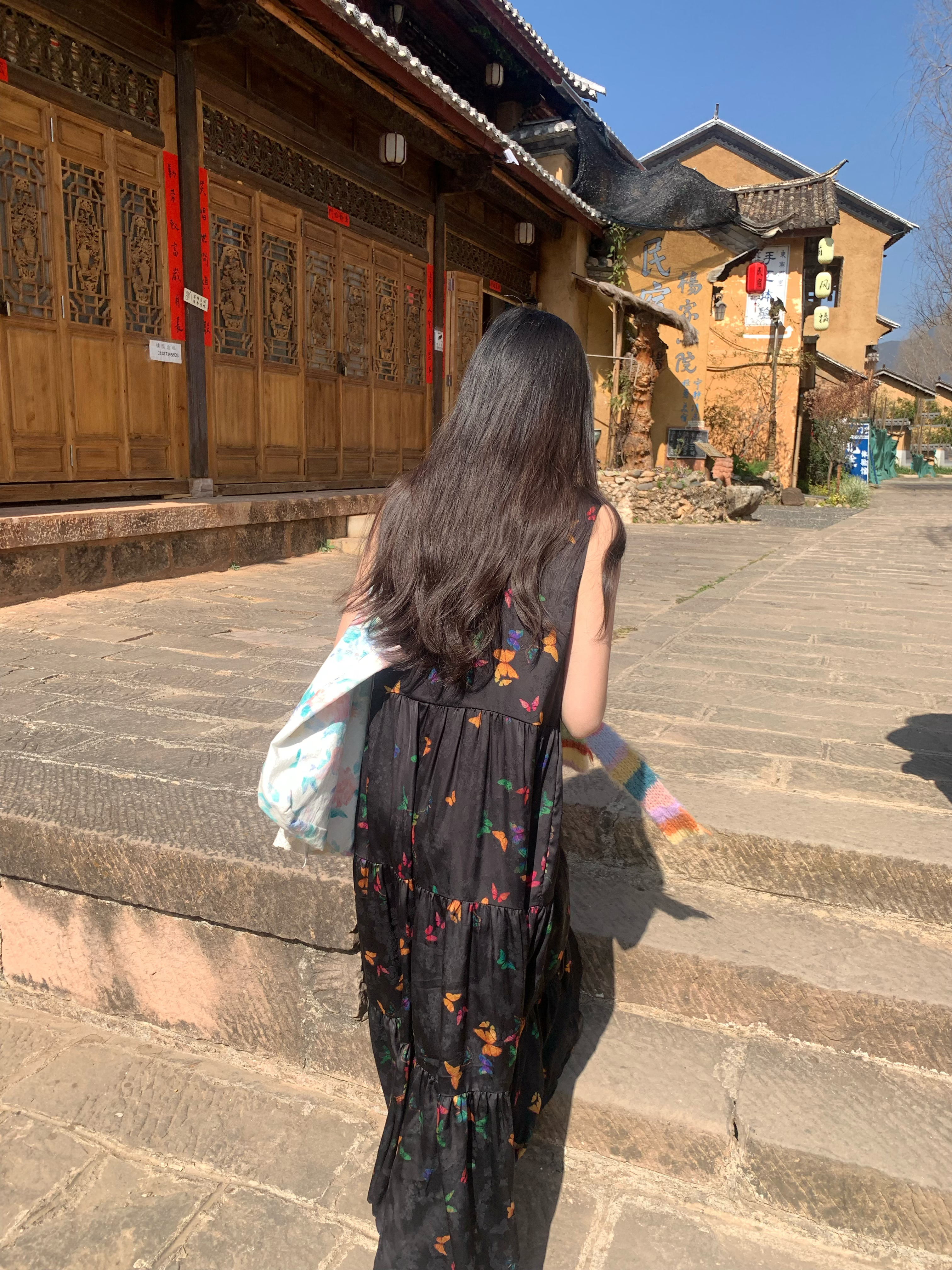 Light Spring Mountains Retro Floral Maxi Dress for Women - Loose V-Neck Sleeveless Long Dress, Perfect for Summer 90s & Y2K Style