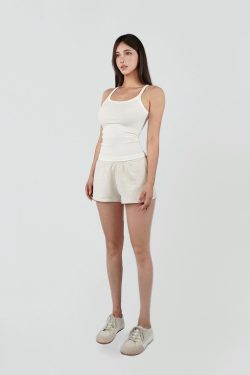 Low-Waist Casual Sports Shorts for Women - Loose Fit Three-Quarter Pants for Home and Outdoor Activities