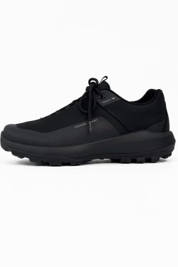 Men's Lightweight Breathable All-Black Mesh Hiking Shoes - Trendy Trail Running & Outdoor Walking Sneakers