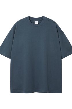 Men's Loose Fit Basic Cotton Undershirt, Round Neck, Short Sleeve, Non-Deformable, Zero Shrinkage, Casual Everyday Essential