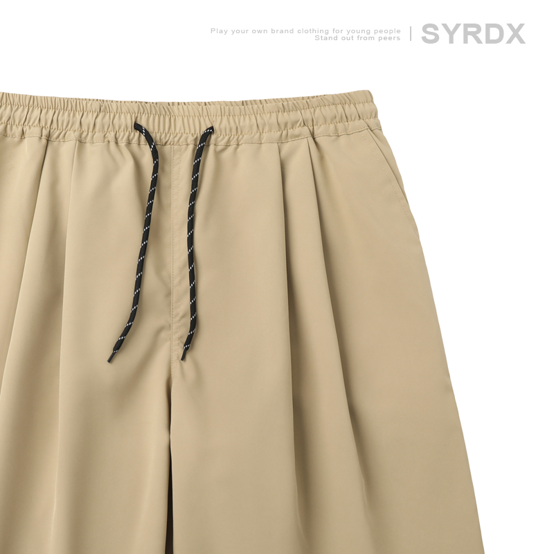 Men's Summer Solid Color Minimalist Loose Shorts - Casual Trendy Five-Point Work Pants for a Stylish Look