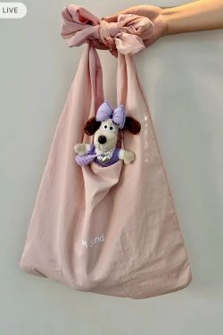Minimalist Solid Color Knotted Vest Bag - 2025 Summer Casual Shoulder Tote Underarm Bag