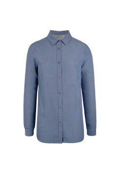 Minimalist Vintage Long-Sleeve Shirt - Slightly Loose Fit, Retro Style for Effortless Chic Fashion
