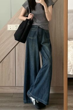 Plus Size High-Waisted Loose Wide-Leg Jeans for Curvy Women - Slimming Straight-Leg Style for Pear-Shaped Body - 2025 Trend