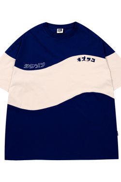 Retro Loose-Fit Casual Men's T-Shirt with Short Sleeves - Japanese Style Summer Top for Couples