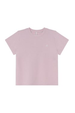 Simple Letter Embroidery Round Neck Short Sleeve T-shirt for Women - Elegant Versatile Summer Top 2025, Y2K Casual Fashion