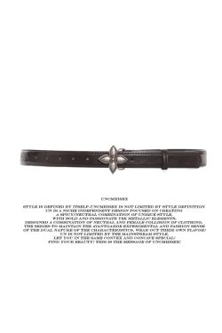 Spicy Girl Cross Heart Metal Thin Belt - Trendy Niche Accessory for 90s and Y2K Fashion Styles